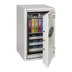 phoenix Tresor DATA COMMANDER mit Feuerschutz signalweiß 69,0 x 72,0 x 116,0 cm