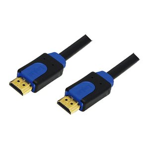 Logilink HDMI-Kabel Ethernet A -> A St/St 2.00m Gold