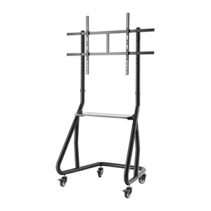 hama TV-Ständer mit Rollen Trolley schwarz