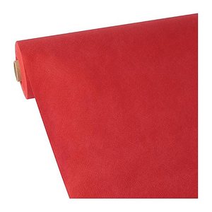 STARPAK Tischdecke soft selection rot 90,0 cm x 40,0 m, 1 Rolle