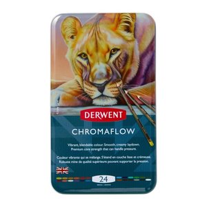 DERWENT Chromaflow Buntstifte farbsortiert, 24 St.