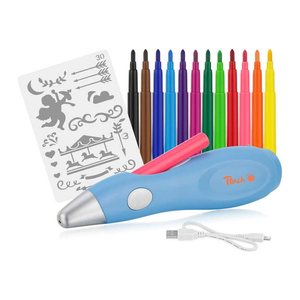 Peach Electric Airbrush Spray Painting Set, PO150