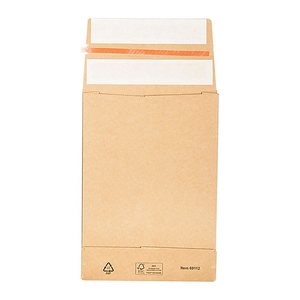 BONG Faltentaschen e-Green ca. DIN C5 ohne Fenster braun mit 4,0 cm Falte, 250 St.