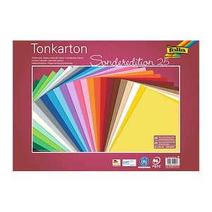 folia Fotokarton Sonderedition 25 farbsortiert 220 g/qm 25 St.