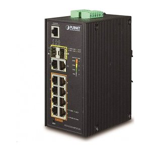 PLANET 8-Port Gbit PoE + 2x 10/100/1000T + 2x 1G/2.5G SFP