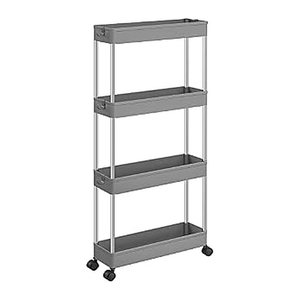 SONGMICS Nischenwagen grau 40,0 x 12,5 x 88,0 cm