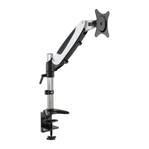 ergoleben Monitor-Halterung GS120TK EL0001 weiß, schwarz, silber für 1 Monitor, Tischklemme