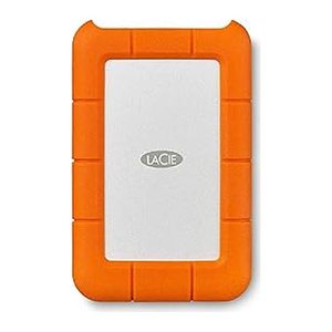 LACIE Rugged USB C 4 TB externe HDD-Festplatte orange