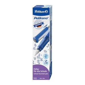 Pelikan Pelikano Füller Original für Rechtshänder Blau M