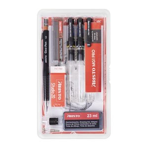 ARISTO mg1 pro Studio Tuschefüller-Set schwarz, 1 Set