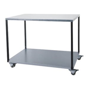 SZ Metall Tischwagen silber 100,0 x 60,0 x 60,0 cm