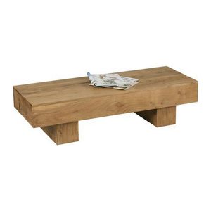 WOHNLING Couchtisch rechteckig Massivholz akazie 120,0 x 45,0 x 30,0 cm, 1 St.