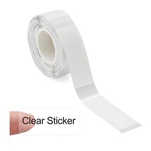 NIIMBOT Etikettenrolle für Etikettendrucker transparent, 14,0 x 30,0 mm, 1 x 210 Etiketten