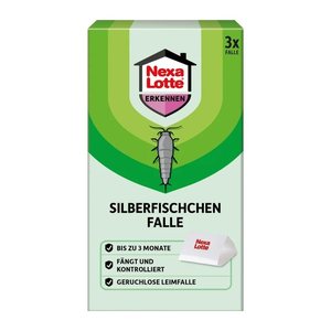 Nexa Lotte® Silberfischchen-Fallen weiß, 3 St.