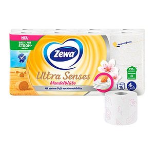 Zewa Toilettenpapier Ultra Senses 4-lagig, 16 Rollen