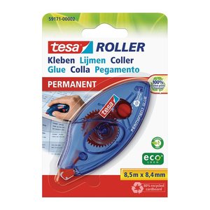 tesa Roller Kleben Permanent Einwegroller Blister