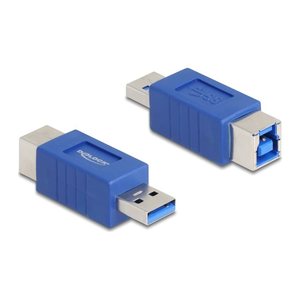 DELOCK Adapter 5Gbps USB Typ-A - Typ B Buchse gekreuzt