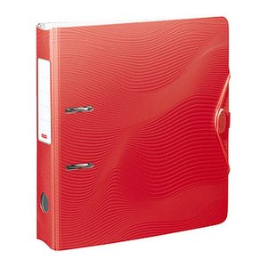 BRUNNEN WAVE Ordner rot Kunststoff 7,0 cm DIN A4, 1 St.