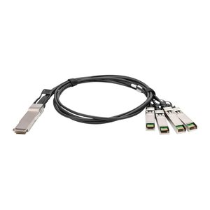 DIGITUS Kabel QSFP+ to 4XSFP+ 40G DAC 1.0m schwarz