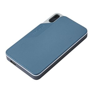 Intenso TX100 250 GB externe SSD-Festplatte blau, grau