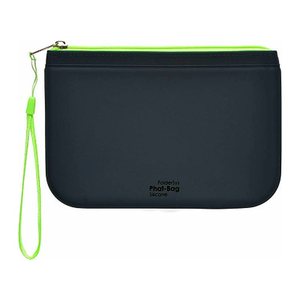 FolderSys Reißverschlussbeutel PHAT BAG DIN A6 schwarz/grün 1,2 mm, 1 St.