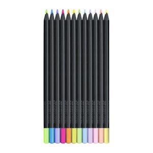 FABER-CASTELL Black Edition Buntstifte farbsortiert, 1 St.