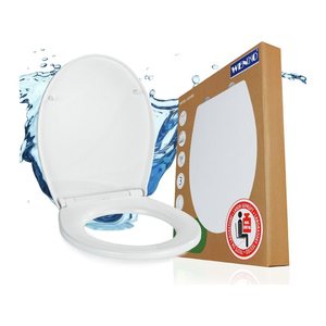 WENKO WC-Sitz mit Absenkautomatik Ostuni weiß, 1 St.