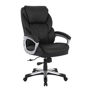 XXL Chefsessel, 10005 Kunstleder schwarz, Gestell schwarz