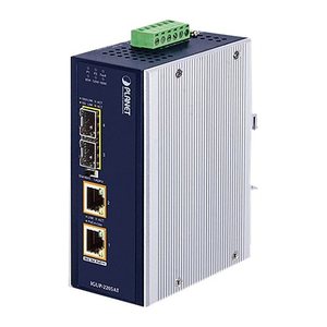PLANET Industrial Media Converter IGUP-2205AT PoE++