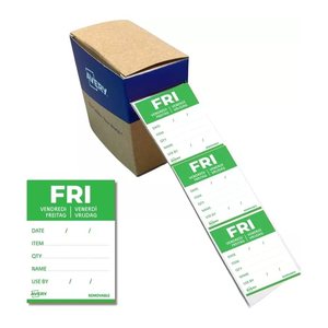 AVERY Zweckform Freitag Tagesetiketten weiß 56,0 x 40,0 mm, 500 St.