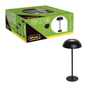 Idena Tango Touch LED Tischlampe schwarz