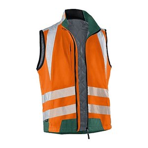 KÜBLER® unisex Warnweste REFLECTIQ orange, moosgrün Größe S