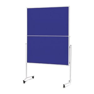magnetoplan Moderationswand 120,0 x 150,0 cm marineblau