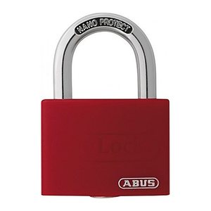 ABUS Vorhängeschloss myLock T65AL/40 rot, 1 St.