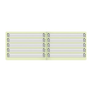 BRUNNEN Schreiblernheft Lineatur 0 liniert DIN A5 quer ohne Rand, 16 Blatt, 1 St.