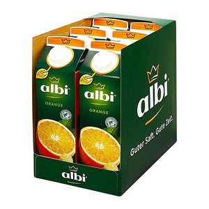 albi® Fruchtsaftkonzentrat Orange 6x 1,0 l