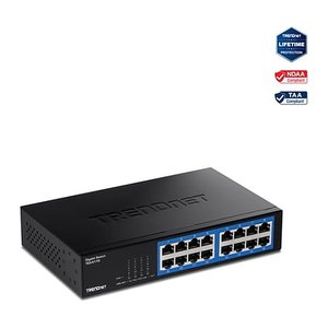 TRENDnet Switch 16-Port Gbit Desktop Metall