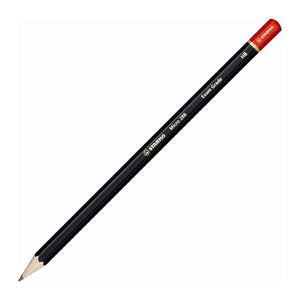 STABILO Exam Grade Bleistifte 2B schwarz/rot, 1 St.