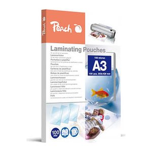 Peach Laminierfolien A3 100mic glänzend PP500-01 100PK