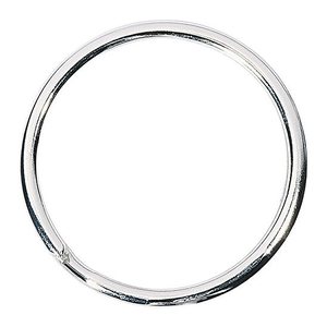 WEDO Schlüsselring silber, 100 St.