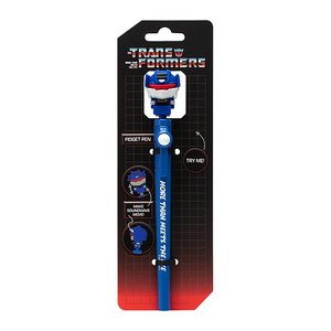 BlueSky Kugelschreiber Transformers - Fidget Pen inkl. Sammelfigur schwarz, Schreibfarbe: schwarz, 1 St.