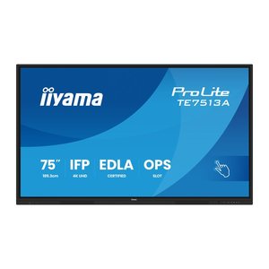 IIYAMA 189.3cm(75") TE7513A-B3AG 16:9 Touch 2xHDMI+2xUSBC+DP (Speditionsversand)