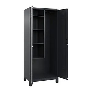 CP Putzmittelschrank Classic Plus 080110-02 S10033 anthrazitgrau 4 Fachböden 80,0 x 50,0 x 195,0 cm, aufgebaut, 1 St.