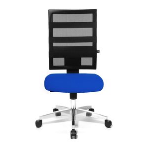 Topstar Bürostuhl X-Pander, 9590T380 Stoff blau, Gestell alu
