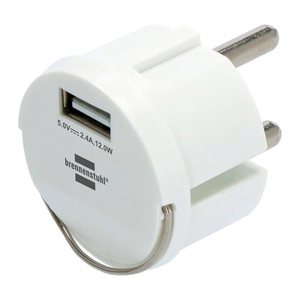 brennenstuhl USB-A 12W Power Adapter Ladeadapter weiß, 12 Watt