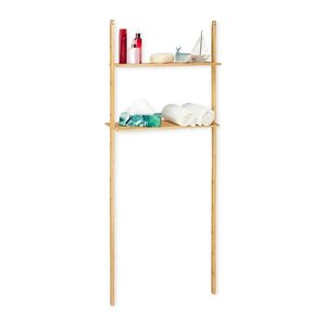relaxdays Waschmaschinenregal braun 66,0 x 30,0 x 175,0 cm, 1 St.
