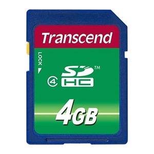 SD Card 4GB Transcend SDHC Class4