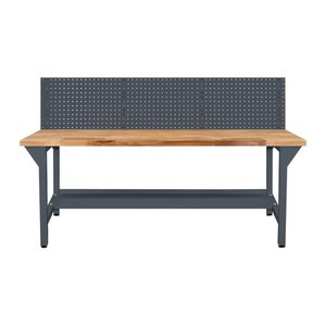 ADB Werkbank anthrazitgrau 200,0 x 75,0 x 85,0 cm