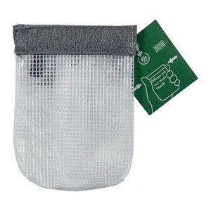 FolderSys Schnappverschlussbeutel DIN A7 transparent/grau 0,20 mm, 1 St.