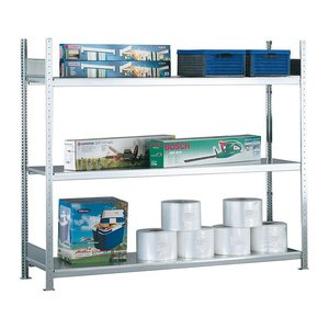 SCHULTE Anbau-Schwerlast-Weitspannregal WS 2000 15731 silber 225,0 x 40,0 x 300,0 cm